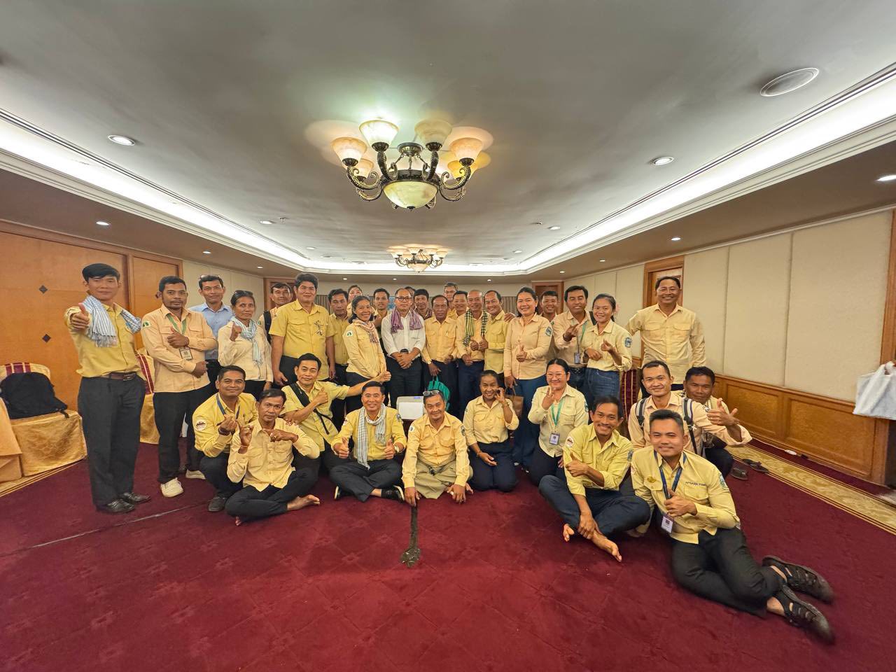 សកម្មភាពនៃវគ្គបណ្តុះបណ្តាលរំលឹកឡើងវិញសម្រាប់មគ្គុទ្ទេសក៍ទេសចរណ៍និយាយភាសាបារាំង